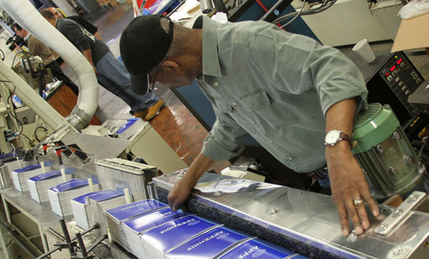 Federal budget coming off the presses. (Government Printing Office photo)