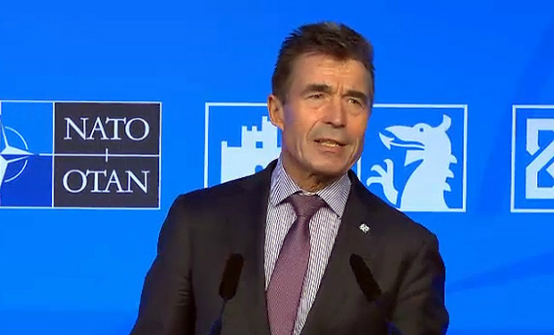 NATO's Anders Fogh Rasmussen discuss an alliance cyber-defense pact.